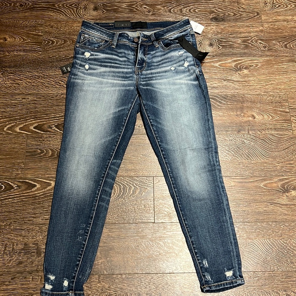 Brand New Buckle Black No.53 Ankle Skinny Jeans 28 X 27